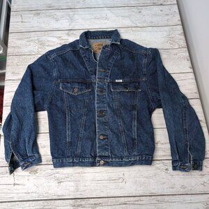 Vintage RIFLE Manufacturing Denim Jean Jacket Men Size Small